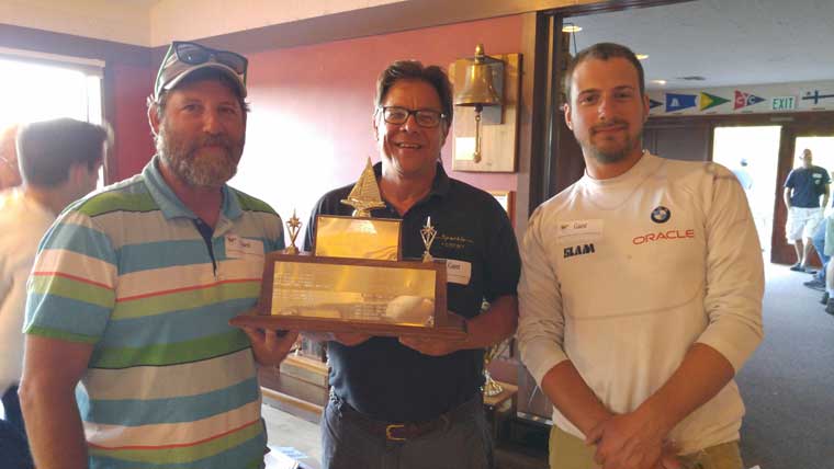 PTSA member Guy Hupy and the SPARKLE crew won "First in Division" and "First Overall Monohull" at the 45th Annual Shaw Island Classic. <br>Photo by Kim [...]
</p srcset=